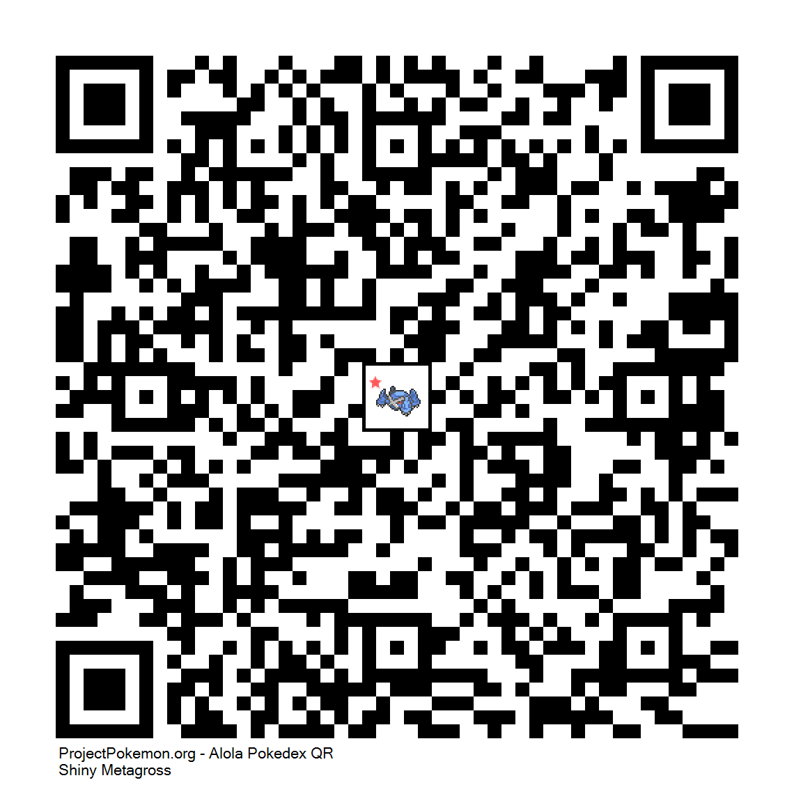 Cdigo QR de Metagross variocolor